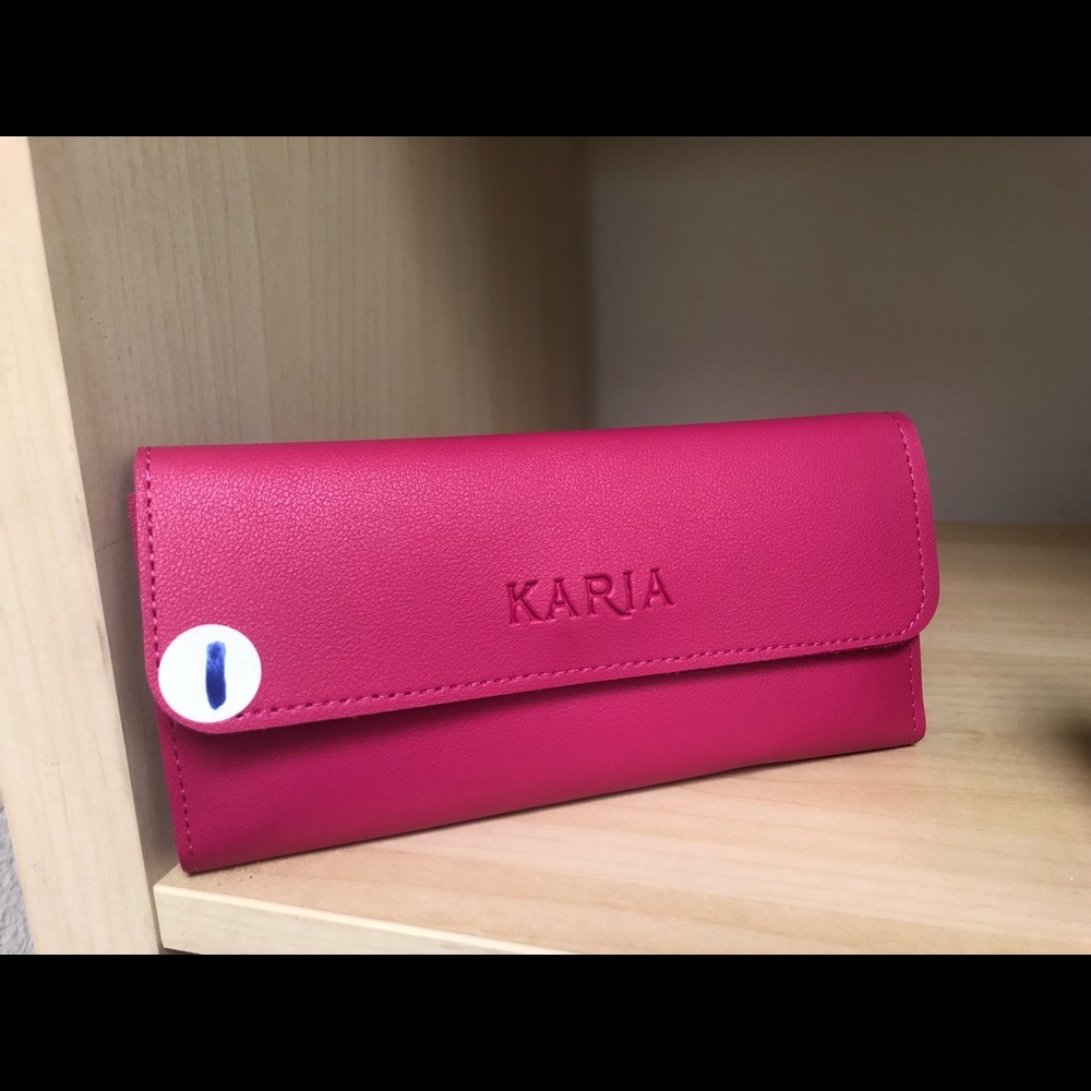 fuchsia hand wallet for woman